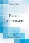 Terenzio Mamiani - Prose Letterarie (Classic Reprint)
