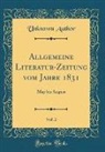 Unknown Author - Allgemeine Literatur-Zeitung vom Jahre 1831, Vol. 2
