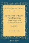 United States Department Of Agriculture - RFD Letter to Radio Farm Directors from Radio and Television Service: April 4, 1958 (Classic Reprint)