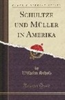 Wilhelm Scholz - Schultze und Müller in Amerika (Classic Reprint)