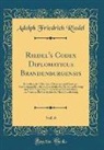 Adolph Friedrich Riedel - Riedel's Codex Diplomaticus Brandenburgensis, Vol. 6