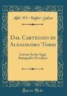 Abd-El-Kader Salza - Dal Carteggio di Alessandro Torri