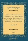 Emmanuel Miller - Revue de Bibliographie Analytique, ou Compte Rendu des Ouvrages Scientifiques Et de Haute Littérature, Publiés en France Et A l'Étranger, Vol. 3