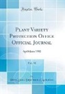 United States Department Of Agriculture - Plant Variety Protection Office Official Journal, Vol. 10