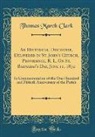 Thomas March Clark - An Historical Discourse, Delivered in St. John's Church, Providence, R. I., On St. Barnabas's Day, June 11, 1872