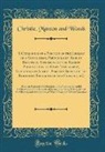 Christie Manson and Woods - A Catalogue of a Portion of the Library of a Gentleman, Particularly Rich in Beautiful Specimens of the Rarest Productions of Early Typography, Including an Almost Perfect Series of the Editiones Principes of the Classics, &C