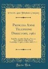 Princess Anne Telephone Company - Princess Anne Telephone Directory, 1961