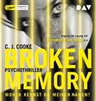 Gabriele Blum, C J Cooke, C. J. Cooke, C.J. Cooke, Gabriele Blum, C.J. Cooke... - Broken Memory, 1 Audio-CD, 1 MP3 (Hörbuch)