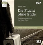 Joseph Roth, Karl Walter Diess - Die Flucht ohne Ende, 1 Audio-CD, 1 MP3 (Audio book)