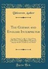 Unknown Author - The German and English Interpreter