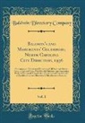 Baldwin Directory Company - Baldwin's and Merchants' Goldsboro, North Carolina City Directory, 1936, Vol. 1