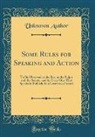 Unknown Author - Some Rules for Speaking and Action