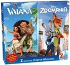 Disney - Vaiana / Zoomania, 2 Audio-CD (Audio book)