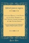 United States Congress - Acts and Resolutions Passed at the First Session of the Twenty-Ninth Congress of the United States