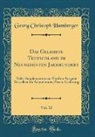 Georg Christoph Hamberger - Das Gelehrte Teutschland im Neunzehnten Jahrhundert, Vol. 10