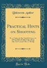 Unknown Author - Practical Hints on Shooting