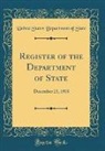 United States Department Of State - Register of the Department of State