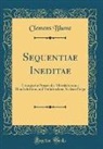 Clemens Blume - Sequentiae Ineditae