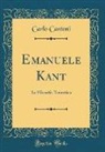 Carlo Cantoni - Emanuele Kant