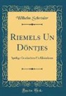Wilhelm Schröder - Riemels Un Döntjes