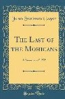 James Fenimore Cooper - The Last of the Mohicans