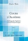 E. D. Bois-Bertrand - Cours d'Algèbre, Vol. 2