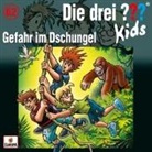 Boris Pfeiffer - Die drei ??? Kids - Gefahr im Dschungel, 1 Audio-CD (Audio book)