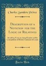 Charles Sanders Peirce - Description of a Notation for the Logic of Relatives