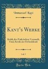 Immanuel Kant - Kant's Werke, Vol. 5