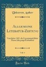 Unknown Author - Allgemeine Literatur-Zeitung, Vol. 4