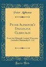 Peter Alphonse - Peter Alphonse's Disciplina Clericalis