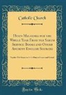 Catholic Church - Hymn-Melodies for the Whole Year From the Sarum Service-Books and Other Ancient English Sources