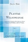 Charles Sprague Sargent - Plantae Wilsonianae, Vol. 1