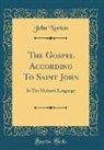 John Norton - The Gospel According To Saint John