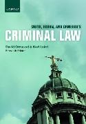 Karl Laird, Karl (Fixed-term Fellow and Tutor in Law at St Hilda's College Laird, David Ormerod, David (Law Commissioner for England and Wales and Professor of Criminal Justice at University College London) Ormerod - Smith, Hogan, & Ormerod's Criminal Law