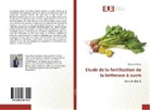 Oussama Bayssi - Etude de la fertilisation de la betterave à sucre