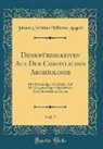 Johann Christian Wilhelm Augusti - Denkwürdigkeiten Aus Der Christlichen Archäologie, Vol. 7