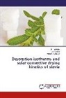 Nadi Hidar, Nadia Hidar, Al Idlimam, Ali Idlimam, Mostafa Mahrouz - Desorption isotherms and solar convective drying kinetics of stevia