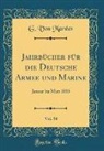G. von Marées - Jahrbücher für die Deutsche Armee und Marine, Vol. 54