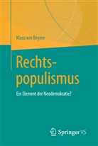 Klaus Von Beyme, Klaus von Beyme - Rechtspopulismus