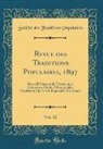 Societe Des Traditions Populaires, Société des Traditions Populaires - Revue des Traditions Populaires, 1897, Vol. 12