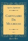 Xavier Mossmann - Cartulaire De Mulhouse, Vol. 3 (Classic Reprint)