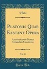 Plato Plato - Platonis Quae Exstant Opera, Vol. 11