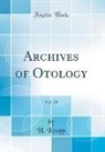H. Knapp - Archives of Otology, Vol. 23 (Classic Reprint)