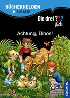 Ulf Blanck, Bori Pfeiffer, Boris Pfeiffer, Jan Saße - Die drei ??? Kids, Bücherhelden 2. Klasse, Achtung, Dinos!; .