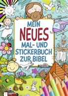 Simon Abbott, Marie Allen, Lucy Barnard, Tony Kenyon, Jan Smith, Julie David... - Mein neues Mal- und Stickerbuch zur Bibel