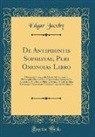 Edgar Jacoby - De Antiphontis Sophistae, Peri Omonoias Libro