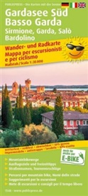 PublicPress Wander- und Radkarte Gardasee Süd, Basso Garda, Sirmione, Garda, Salò, Bardolino