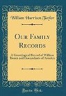 William Harrison Taylor - Our Family Records