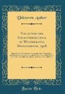 Unknown Author - Vollständiges Inhaltverzeichnis zu Westermanns Monatshefte, 1908
